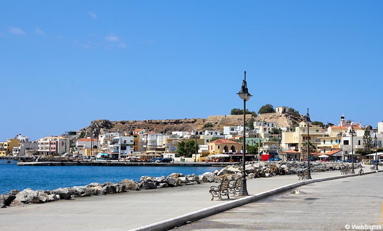 Paleochora holiday resort and beach on Crete