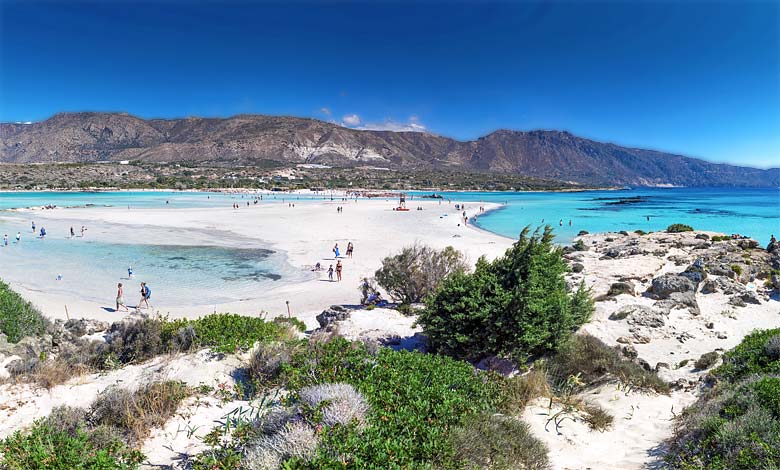 Elafonissi is a unique natural beach and peninsula on Crete