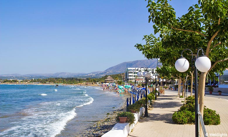 Georgioupolis semestort och strand