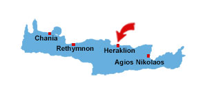 Heraklion map