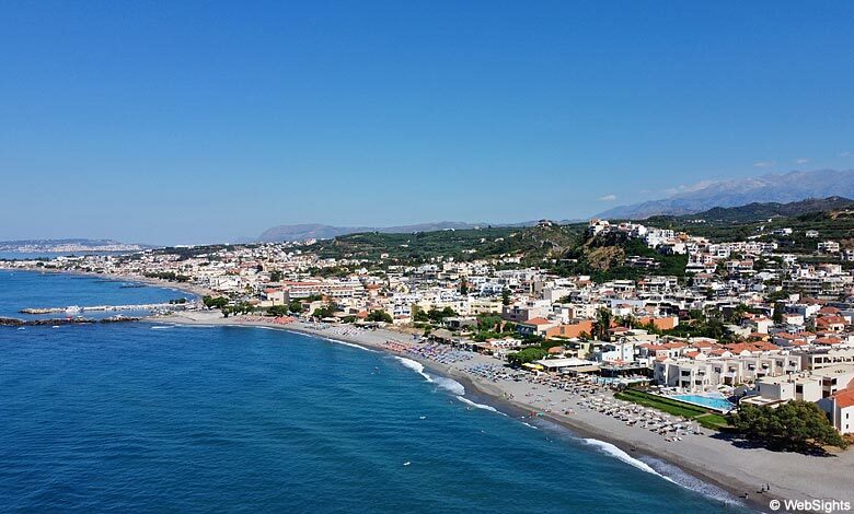 Platanias is a popular holiday resort with a family-friendly beach