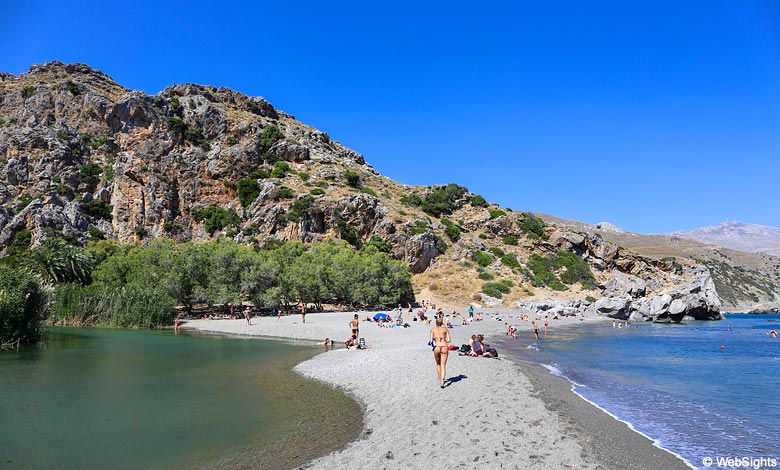 Preveli er en flot naturstrand på Kretas sydkyst