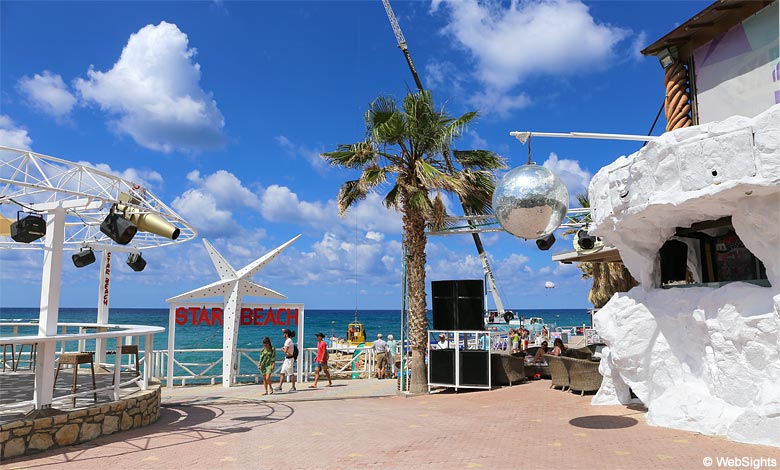 Star Beach is a small water park with lovely beaches