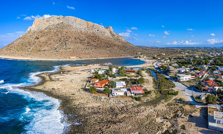 Stavros verfügt über drei Strände und ist der größte Ferienort auf der Halbinsel Akrotiri