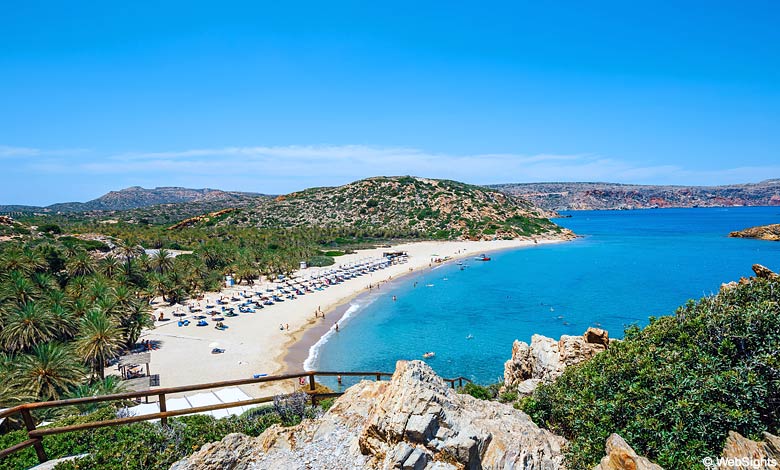 Vai er den største palmestranden på Kreta