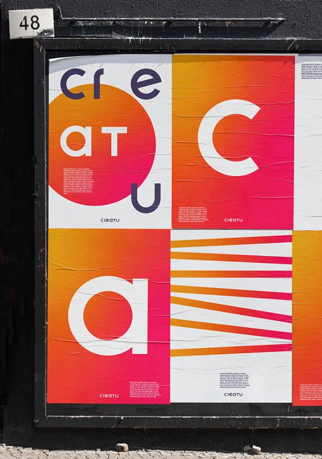 creatu posters in the street by crew studio