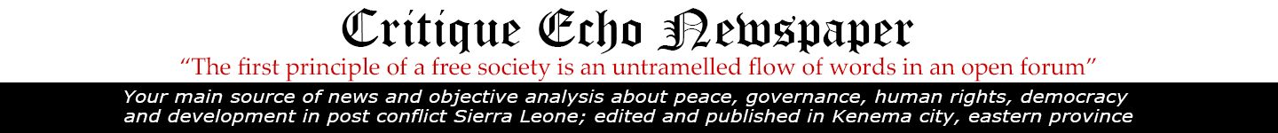 Critique Echo Newspaper