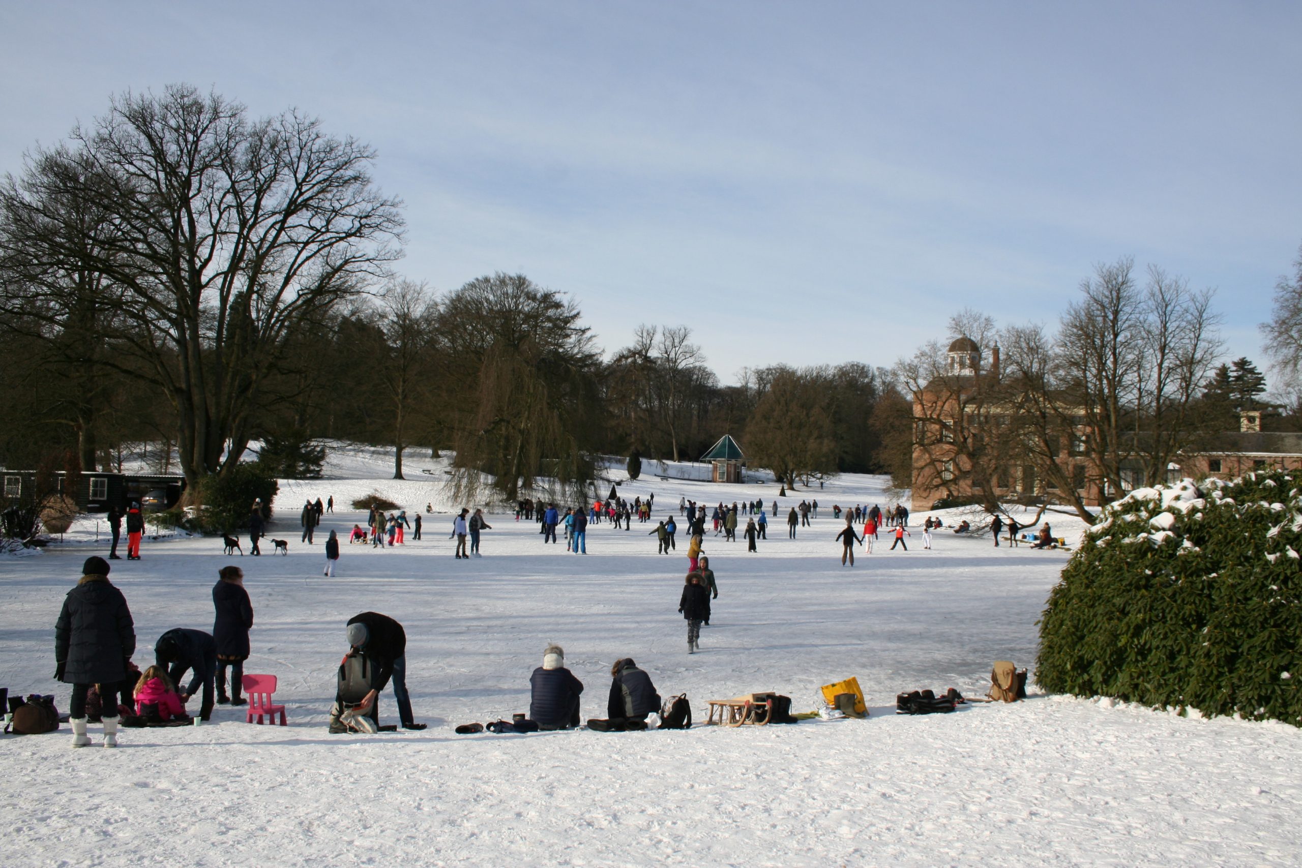 Rozendaal in de sneeuw