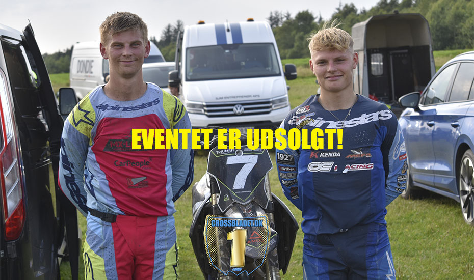 Eventet er udsolgt, Mads Rasmussen og Frederik Eskildsen, Klub Træning, Hampen Motocross Klub, MX, Motocross, MX Artikler, Crossbladet, Motocross Nyheder