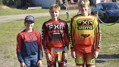 Frida Gjedde, Sander Egebjerg og Lukas Ørstrøm, Herning Motocross, DMU Træningsdag, MX, Motocross, Crossbladet, Motocross Nyheder