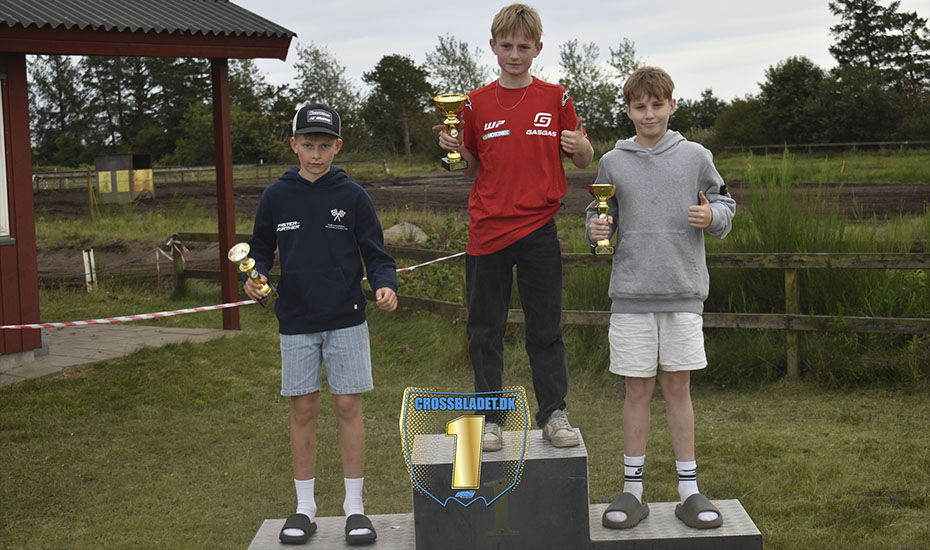 Oscar Lykke Nielsen, Tristan Christensen og Noah Bang, DMU C-Pokalløb 2024, Uhre, Motocross Nyheder, Crossbladet