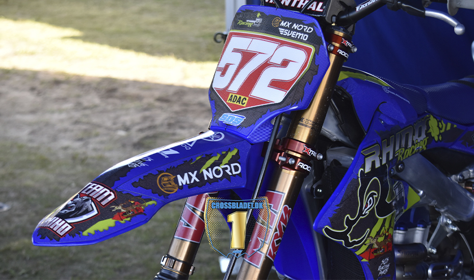 Rasmus Pedersen, Rød plade, A-DM, DM 2025, Rhino Racing, MX, Motocross, Crossbladet
