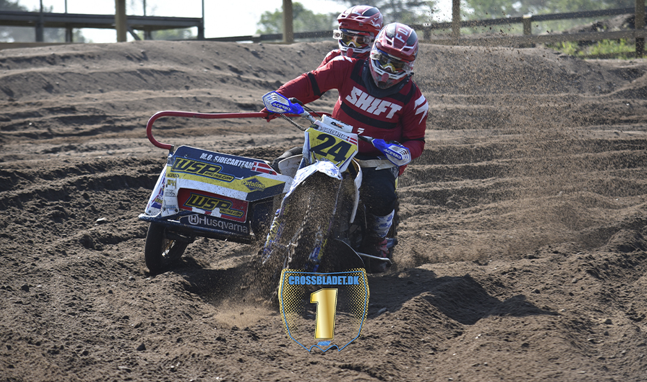 Henrik Olsen og Tanja Ridder, Sidevogn, MX, Motocross, Sidecar, Crossbladet, Motocross Nyheder