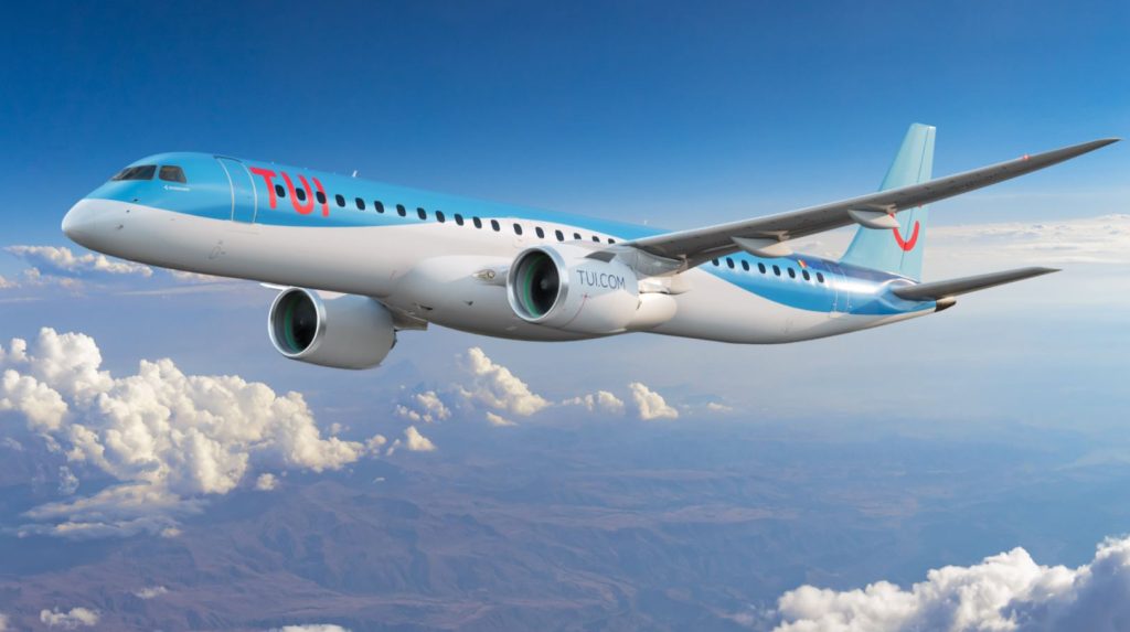 tui fly embraer vliegtuig