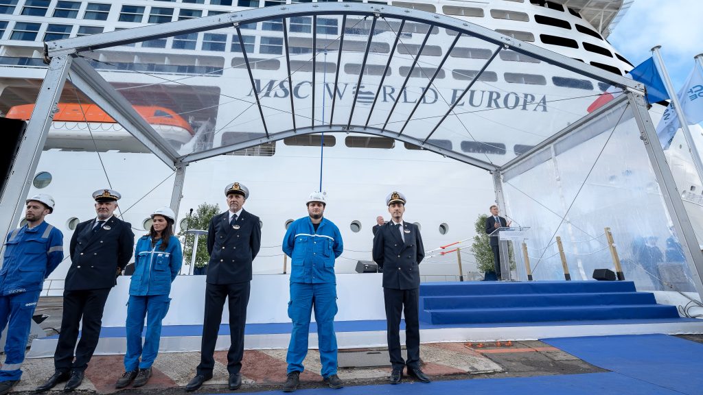 msc world europa delivery oplevering cruise