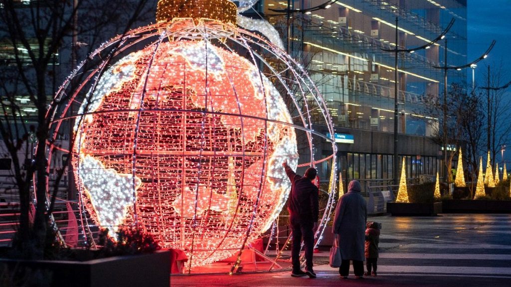 brussels airport kerstbal