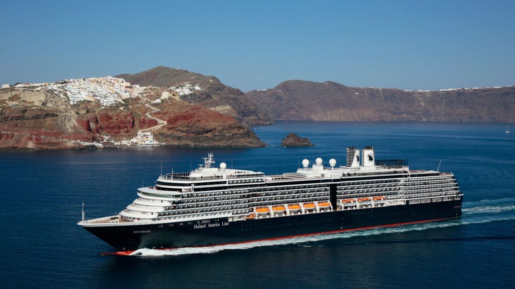 westerdam holland america line cruise santorini