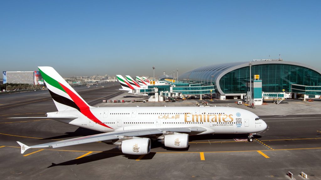 emirates vliegtuig luchtvaart