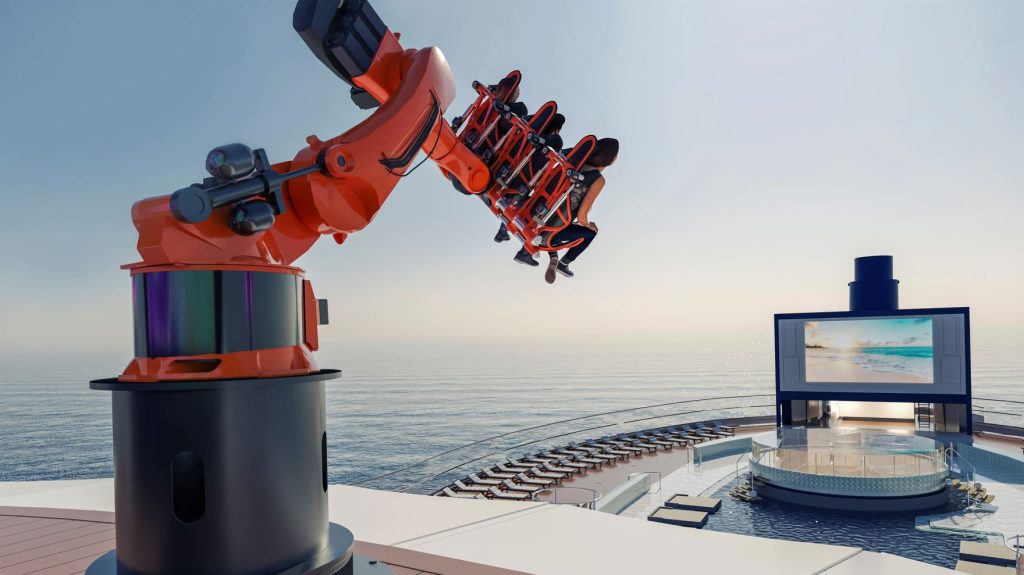 msc seascape cruise ship robotron