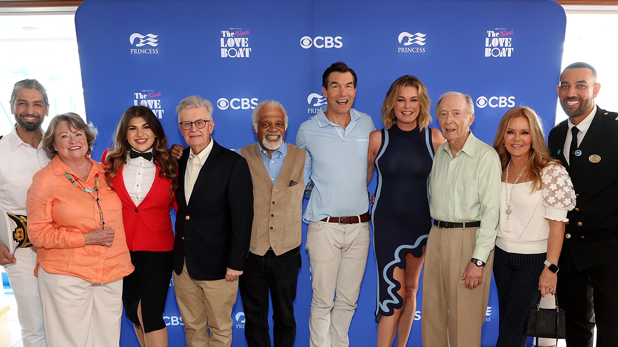 The original cast of The Love Boat meets The Real Love Boat hosts and The original cast of The Love Boat meets The Real Love Boat hosts and