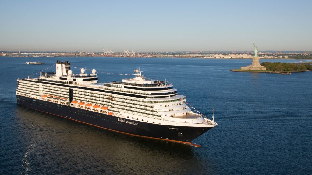 holland america line cruise ship new york city statue of liberty