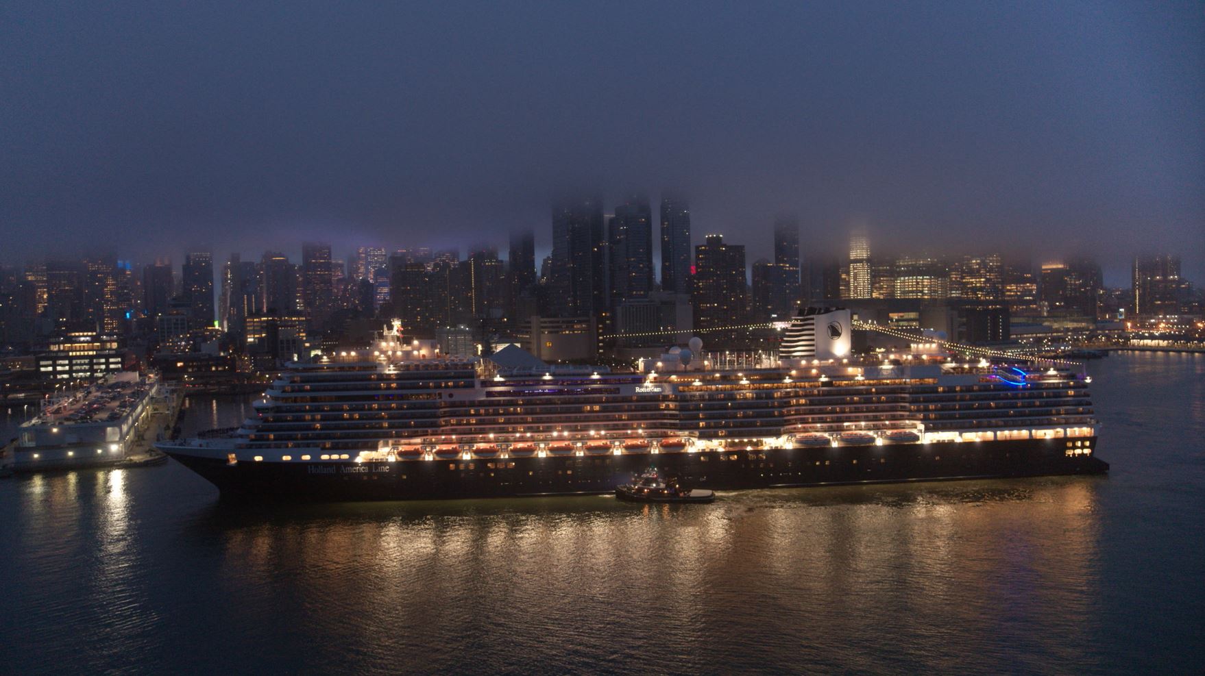 Holland America Line’s Rotterdam has arrived in New York City