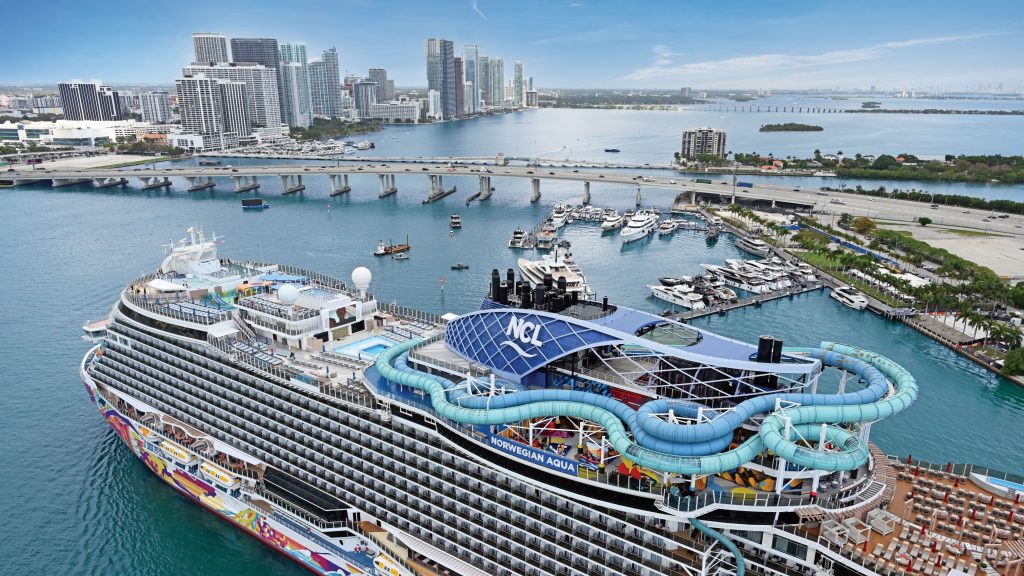 Norwegian Aqua Arrives in Miami for a Season of Caribbean Voyages