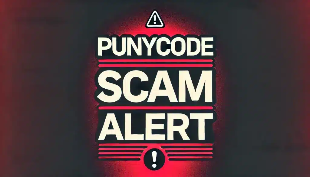 Important: Beware of Punycode Phishing Scams Targeting Crypto Users