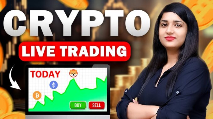 23 OCT Crypto live trading , bitcoin live trading #deltaexchange #btc #cryptolivetrading #trading