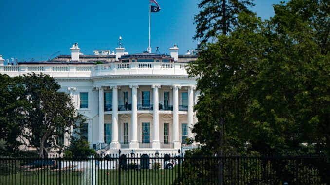 Photo of the White House as President Biden issues the first US National Security Memorandum on AI to provide a framework on how American approaches artificial intelligence from that perspective.