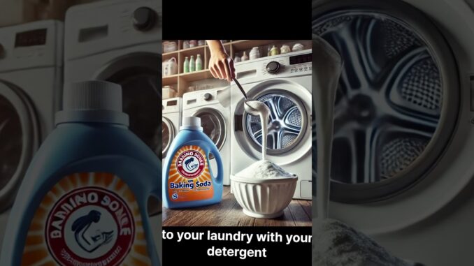 The AI Guide to Using Baking Soda for Cleaner Laundry!! #tips