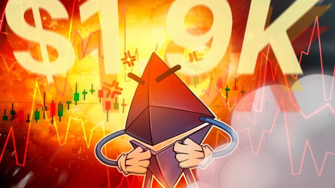 Ether may fall below $1.9K ‘robust’ demand zone, analysts eye Ether may fall below $1.9K ‘robust’ demand zone, analysts eye capitulation