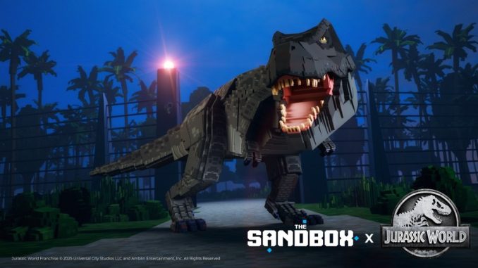 The Sandbox partners with Jurassic World franchise to create new The Sandbox partners with Jurassic World franchise to create new virtual experiences
