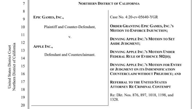 Epic Games touts victory in latest court ruling in Apple Epic Games touts victory in latest court ruling in Apple antitrust case