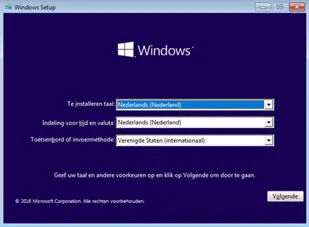 Computer installeren