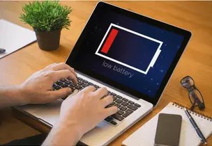 Kapotte accu laptop
