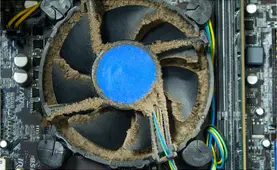Kapotte computer koeler