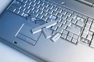 kapot laptop toetsenbord repareren