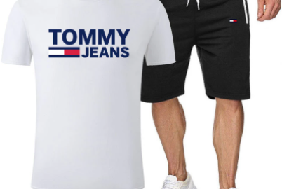 camiseta tommy hilfiger aliexpress + pantalon