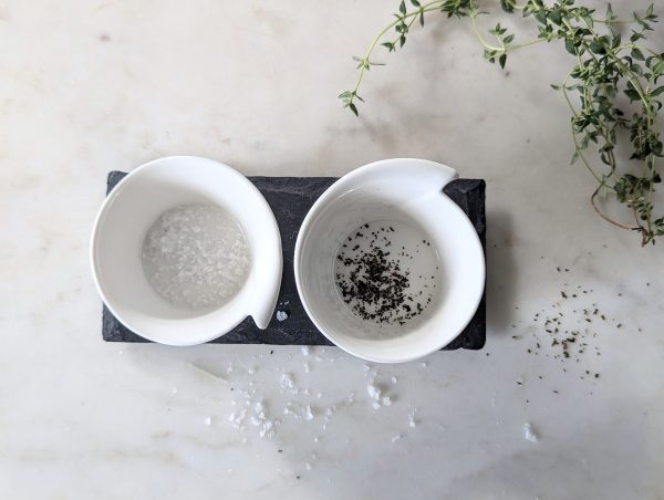 Arthur Price Kitchen Salt and Pepper Pinch Pots and Slate Tray - Image 4