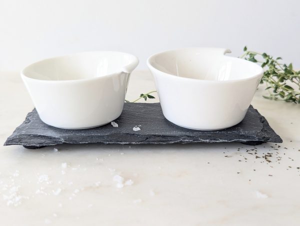 Arthur Price Kitchen Salt and Pepper Pinch Pots and Slate Tray - Image 6