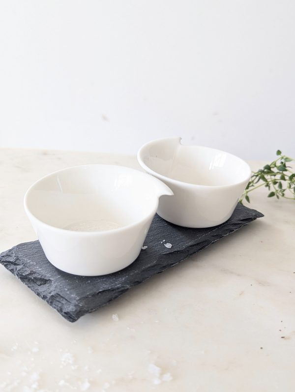 Arthur Price Kitchen Salt and Pepper Pinch Pots and Slate Tray - Image 3