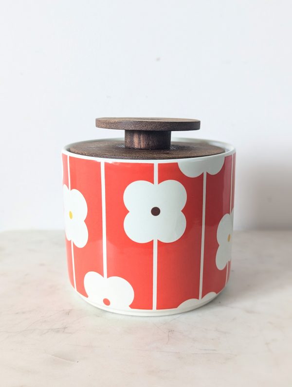 Orla Kiely Ceramic Abacas Flower Storage Jar -1Ltr - Image 7