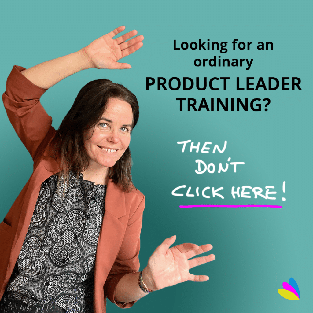 Looking for an ordinary product leader training? Then don't click here!