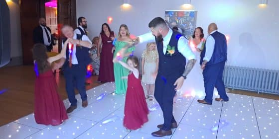 A Family Friendly Wedding Reception Dancefloor