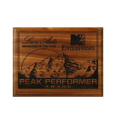 Victory Wooden Plaque Award