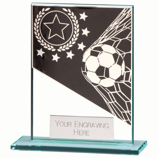 Mustang Football Jade Glass Award 110mm