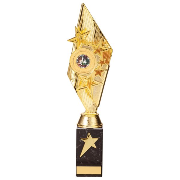 Pizzazz Plastic Trophy Gold 350mm