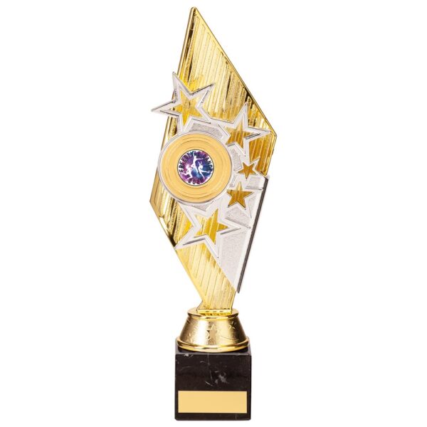 Pizzazz Plastic Trophy Gold & Silver 300mm