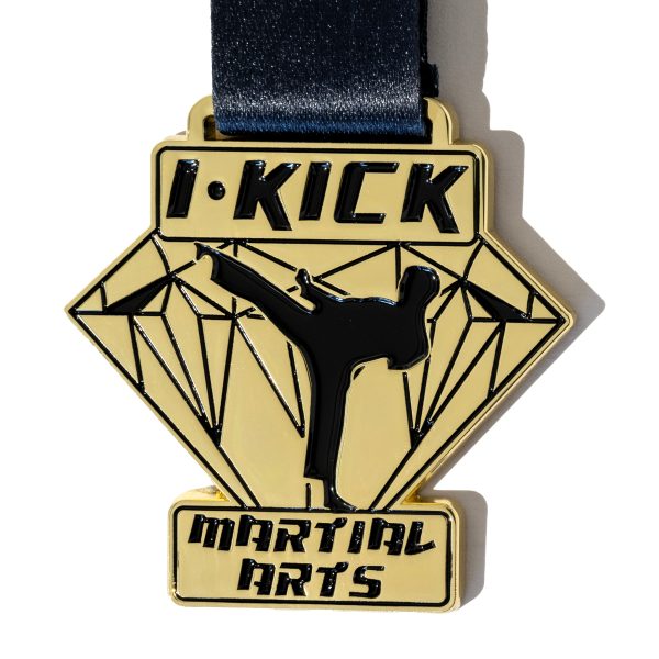 100 60mm x 3mm Custom Martial Arts Medals Full Colour Enamel - Image 4
